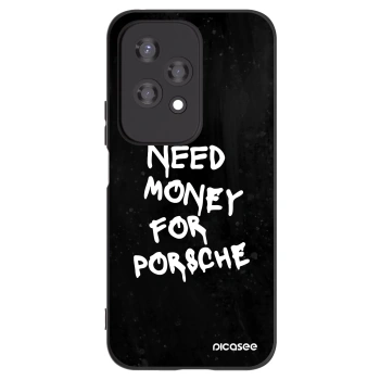 Picasee silikonowe czarne etui na Honor 200 Lite - Black Dollar