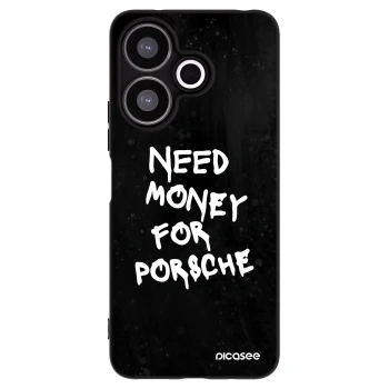 Picasee silikonowe czarne etui na Xiaomi Redmi 13 4G - Black Dollar