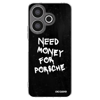 Picasee silikonowe przeźroczyste etui na Xiaomi Redmi 13 4G - Black Dollar