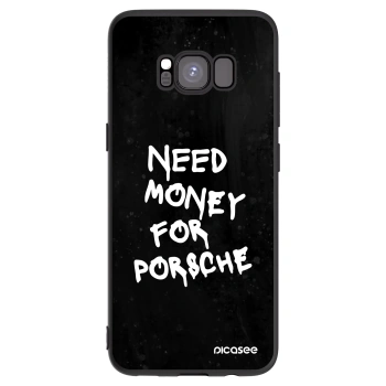 Picasee silikonowe czarne etui na Samsung Galaxy S8 G950F - Black Dollar