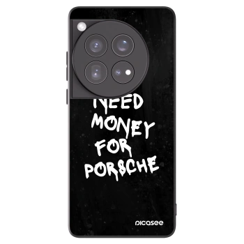 Picasee silikonowe czarne etui na OnePlus 12 5G - Black Dollar