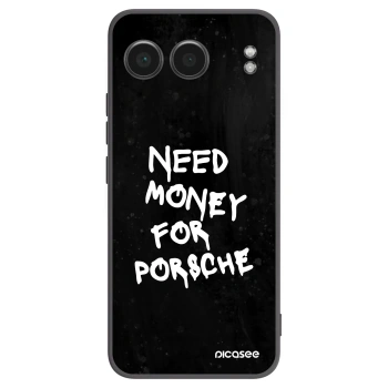 Picasee silikonowe czarne etui na OnePlus Nord 4 - Black Dollar