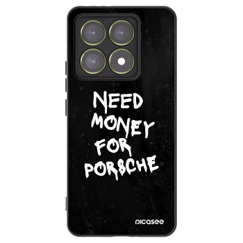 Picasee silikonowe czarne etui na Xiaomi 14T - Black Dollar