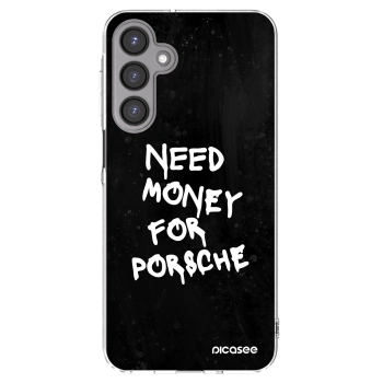 Picasee silikonowe przeźroczyste etui na Samsung Galaxy A16 5G - Black Dollar