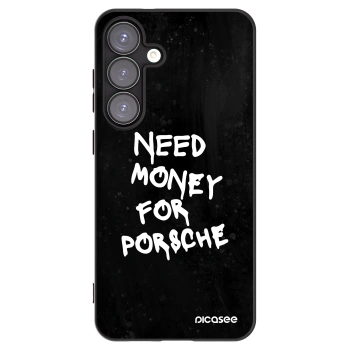 Picasee silikonowe czarne etui na Samsung Galaxy S25+ 5G - Black Dollar
