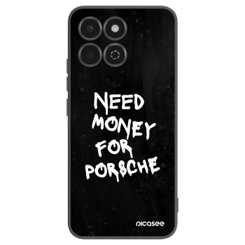 Picasee silikonowe czarne etui na Honor 200 Smart 5G - Black Dollar