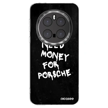 Picasee silikonowe przeźroczyste etui na Honor Magic7 Pro 5G - Black Dollar
