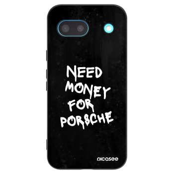 Picasee silikonowe czarne etui na Google Pixel 8a - Black Dollar