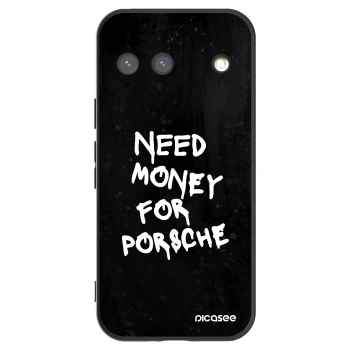 Picasee silikonowe czarne etui na Google Pixel 9 - Black Dollar