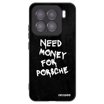 Picasee silikonowe czarne etui na Xiaomi 15 - Black Dollar