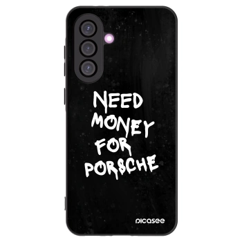 Picasee silikonowe czarne etui na Samsung Galaxy A36 5G - Black Dollar