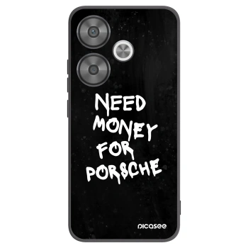 Picasee silikonowe czarne etui na Xiaomi Poco F6 - Black Dollar