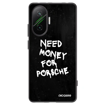 Picasee silikonowe czarne etui na Xiaomi Poco F7 Pro 5G - Black Dollar
