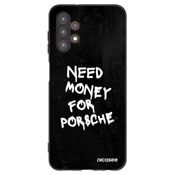 Picasee silikonowe czarne etui na Samsung Galaxy A13 5G - Black Dollar