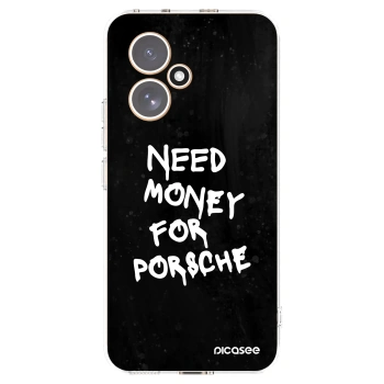 Picasee silikonowe przeźroczyste etui na Honor 400 5G - Black Dollar