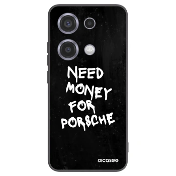 Picasee silikonowe czarne etui na Xiaomi Redmi Note 14S - Black Dollar