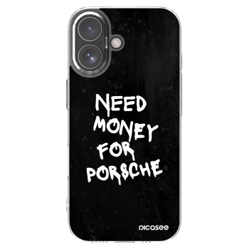 Picasee silikonowe przeźroczyste etui na Apple iPhone 17 - Black Dollar