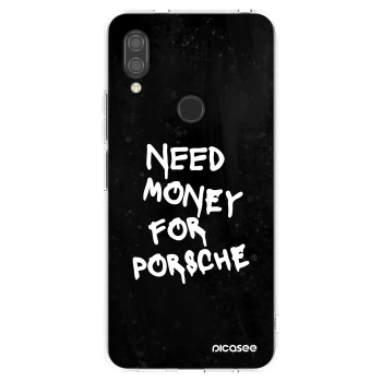 Picasee silikonowe przeźroczyste etui na Xiaomi Redmi 7 - Black Dollar