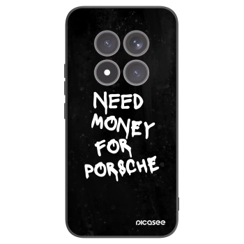 Picasee silikonowe czarne etui na Xiaomi Redmi Note 15 Pro+ - Black Dollar