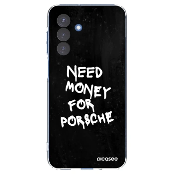 Picasee silikonowe przeźroczyste etui na Samsung Galaxy A17 5G - Black Dollar