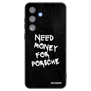 Picasee silikonowe czarne etui na Samsung Galaxy S25 FE 5G - Black Dollar
