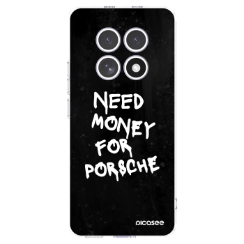 Picasee silikonowe przeźroczyste etui na Xiaomi Redmi Note 15 4G - Black Dollar
