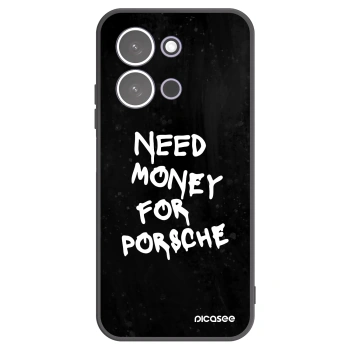 Picasee silikonowe czarne etui na Xiaomi Redmi 15C 5G - Black Dollar