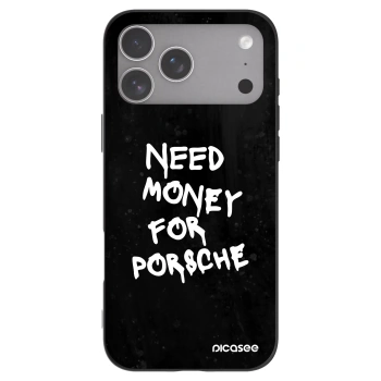 Picasee silikonowe czarne etui na Apple iPhone 18 Pro Max - Black Dollar
