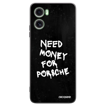 Picasee silikonowe czarne etui na Motorola Moto G06 - Black Dollar