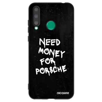 Picasee silikonowe czarne etui na Honor 20 Lite - Black Dollar