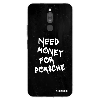 Picasee silikonowe przeźroczyste etui na Xiaomi Redmi 8 - Black Dollar