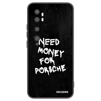 Picasee silikonowe czarne etui na Xiaomi Mi Note 10 (Pro) - Black Dollar