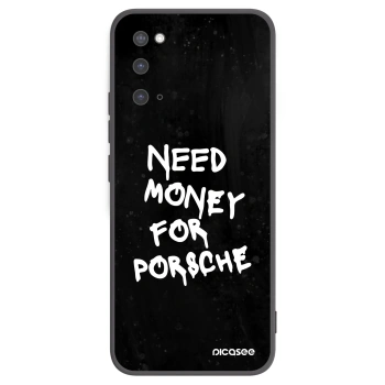 Picasee silikonowe czarne etui na Samsung Galaxy S20 G980F - Black Dollar