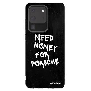 Picasee silikonowe przeźroczyste etui na Samsung Galaxy S20 Ultra 5G G988F - Black Dollar