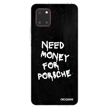Picasee silikonowe przeźroczyste etui na Samsung Galaxy Note 10 Lite N770F - Black Dollar