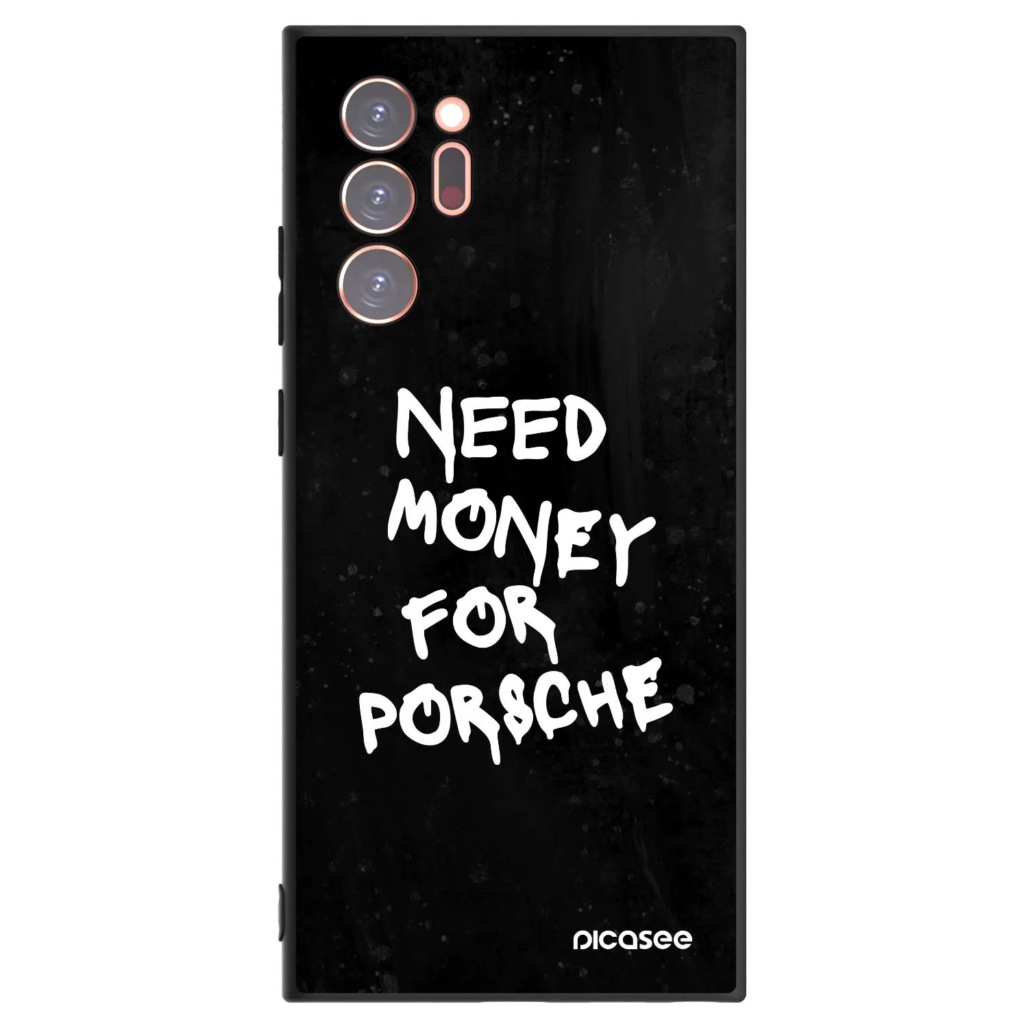 Picasee silikonowe czarne etui na Samsung Galaxy Note 20 Ultra - Black Dollar