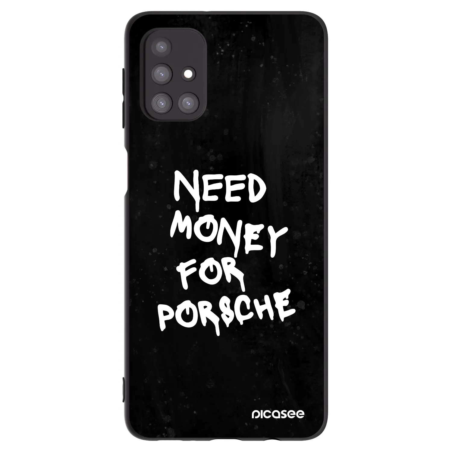 Picasee silikonowe czarne etui na Samsung Galaxy M31s - Black Dollar