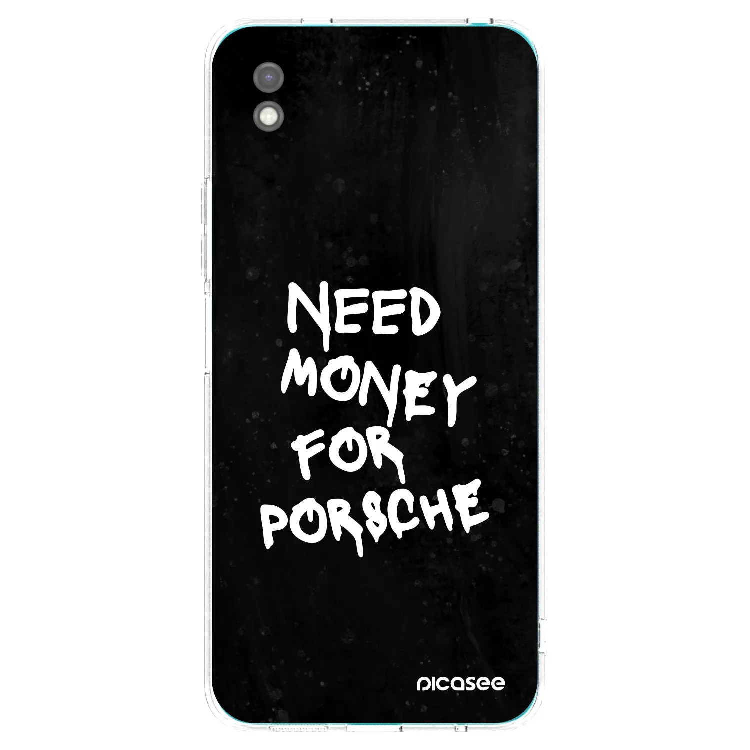 Picasee silikonowe czarne etui na Xiaomi Redmi 9A - Black Dollar