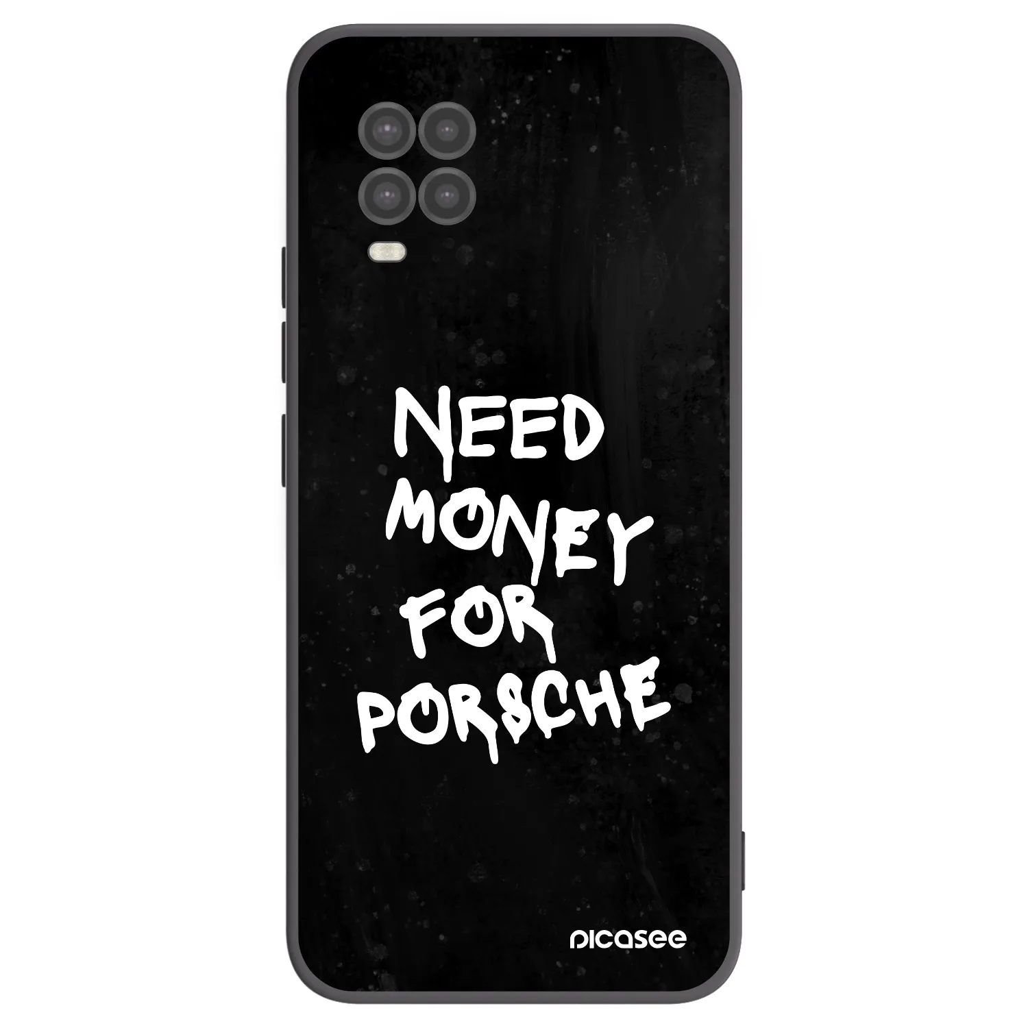 Picasee silikonowe czarne etui na Xiaomi Mi 10 Lite - Black Dollar