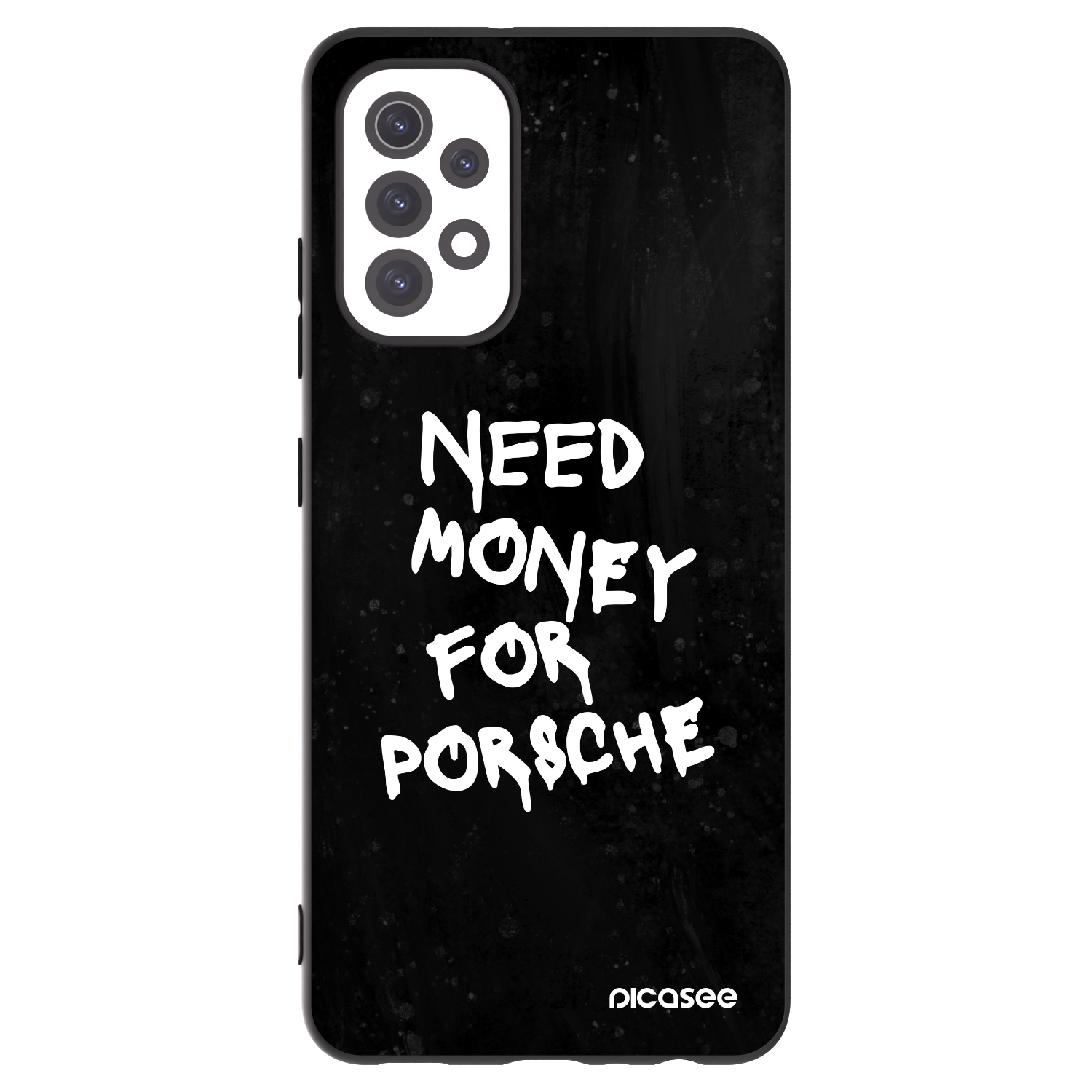 Picasee silikonowe czarne etui na Samsung Galaxy A32 5G A326B - Black Dollar