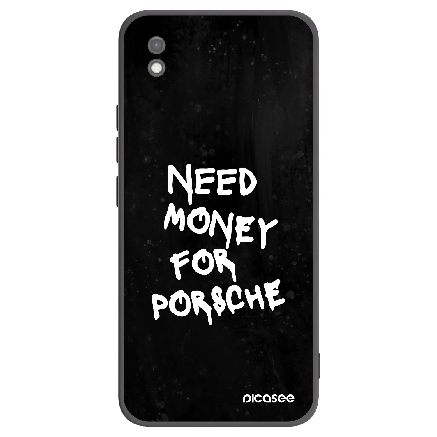 Picasee silikonowe czarne etui na Xiaomi Redmi 9AT - Black Dollar