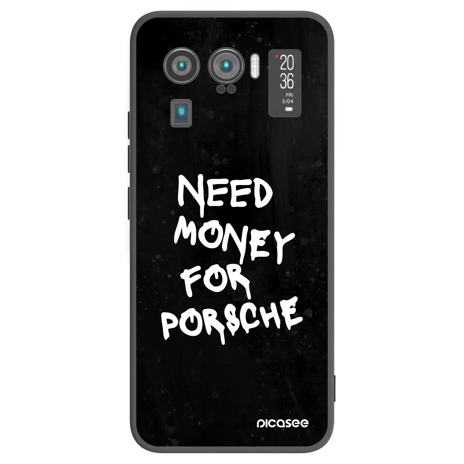Picasee silikonowe czarne etui na Xiaomi Mi 11 Ultra - Black Dollar