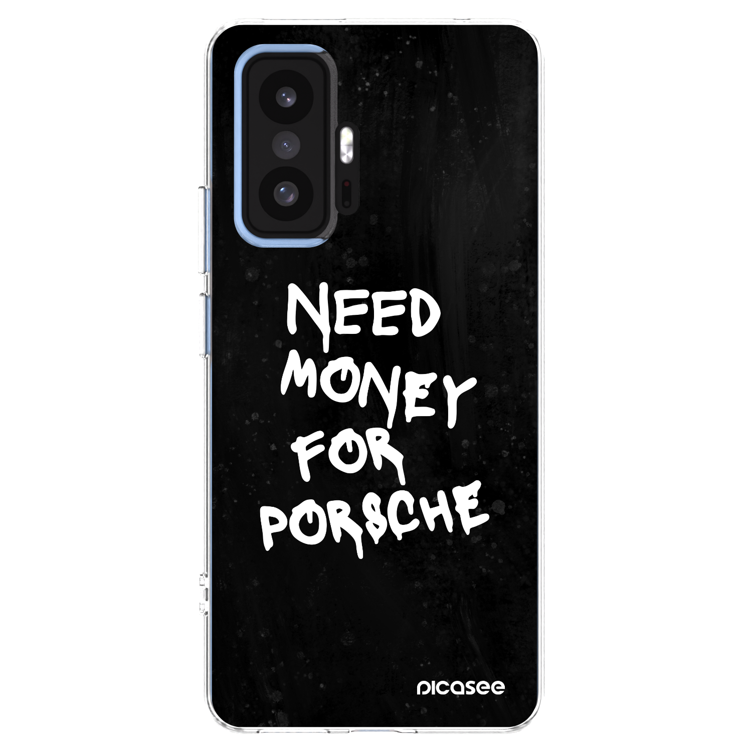 Picasee silikonowe przeźroczyste etui na Xiaomi 11T - Black Dollar