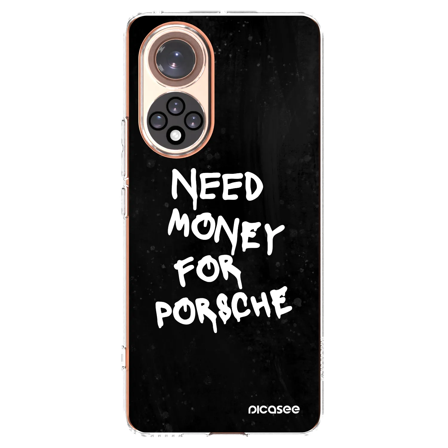 Picasee silikonowe przeźroczyste etui na Huawei Nova 9 - Black Dollar