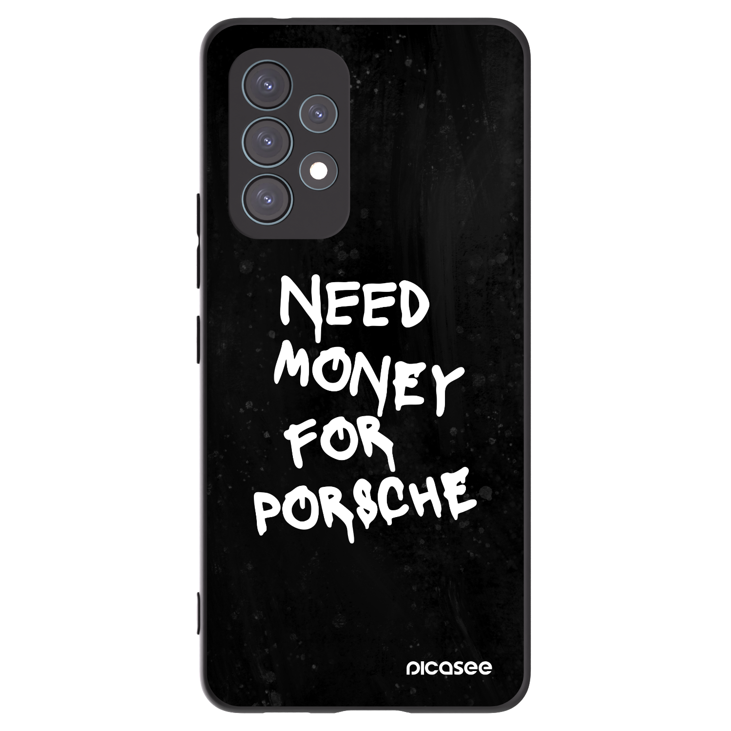 Picasee silikonowe czarne etui na Samsung Galaxy A53 5G A536 - Black Dollar