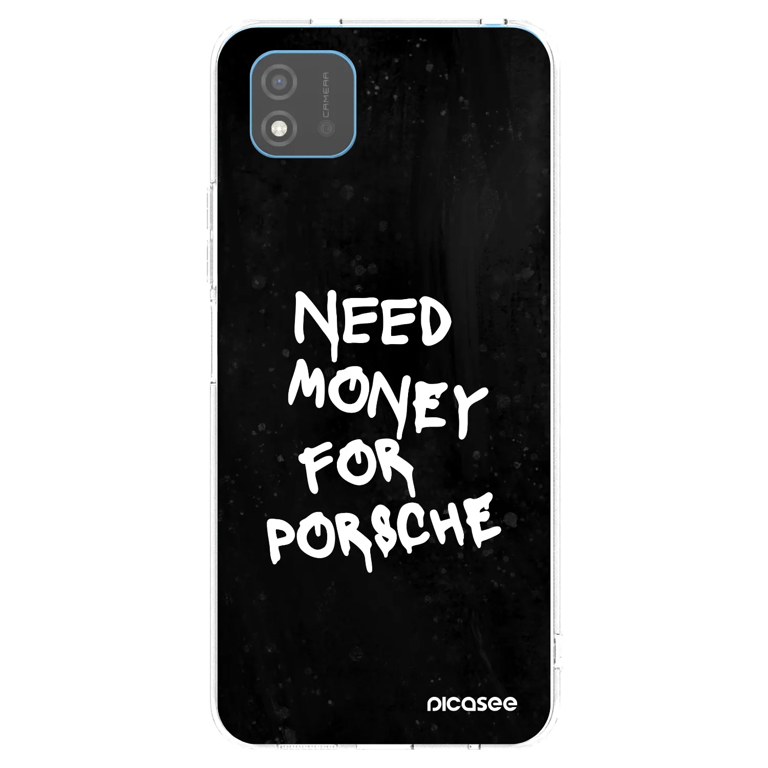Picasee silikonowe przeźroczyste etui na Realme C11 (2021) - Black Dollar