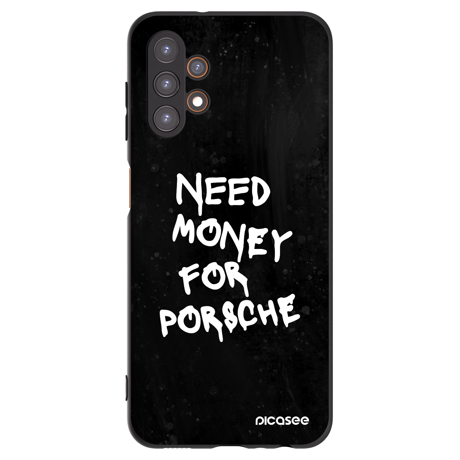 Picasee silikonowe czarne etui na Samsung Galaxy A13 4G A135 - Black Dollar