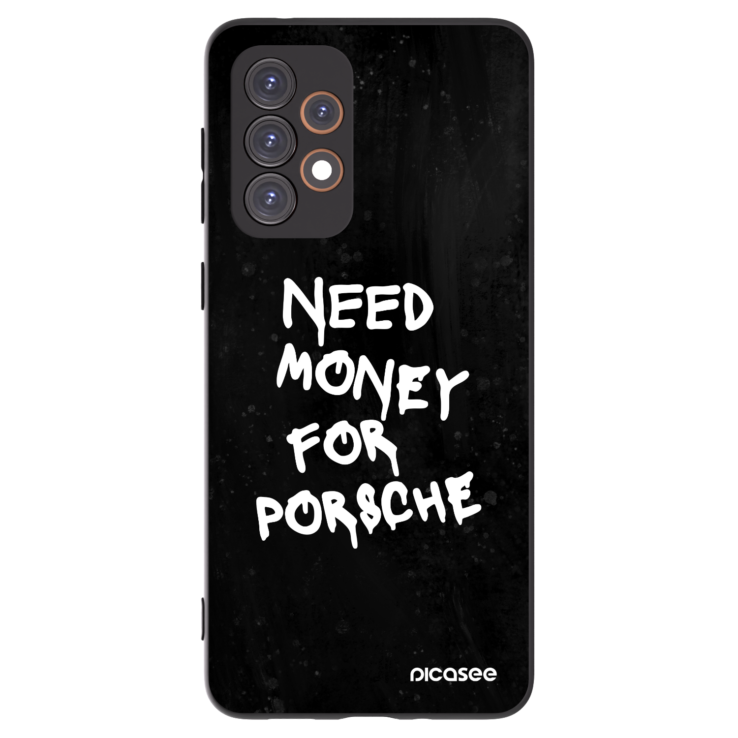 Picasee silikonowe czarne etui na Samsung Galaxy A33 5G A336 - Black Dollar