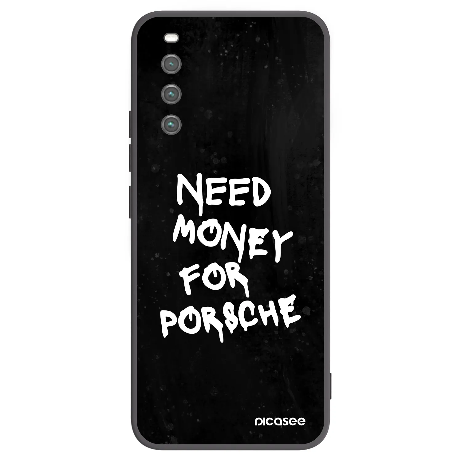 Picasee silikonowe czarne etui na Sony Xperia 10 IV 5G - Black Dollar
