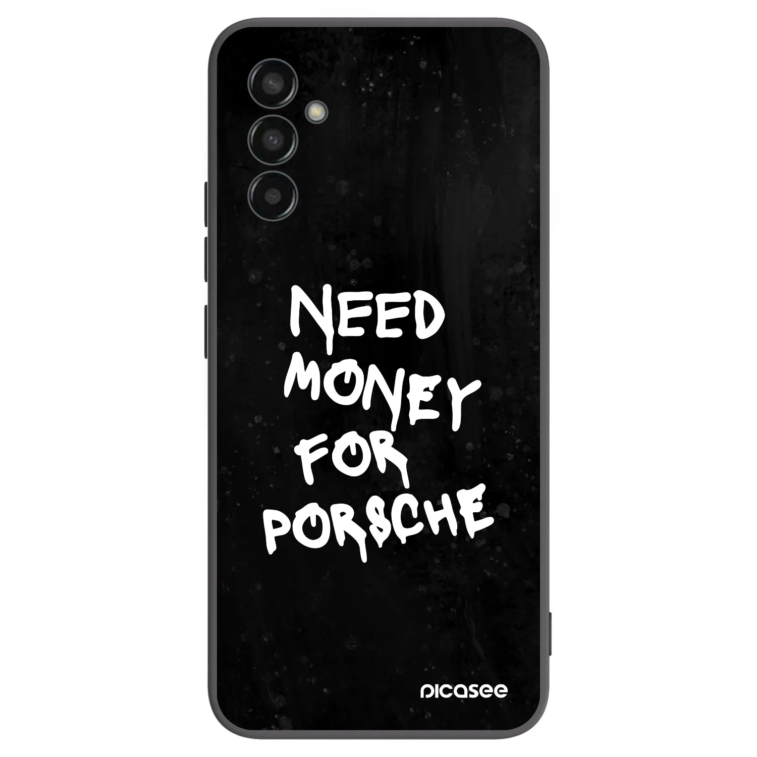 Picasee silikonowe czarne etui na Samsung Galaxy M13 M135F - Black Dollar